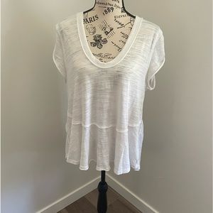 Free People Floaty v neck t-shirt